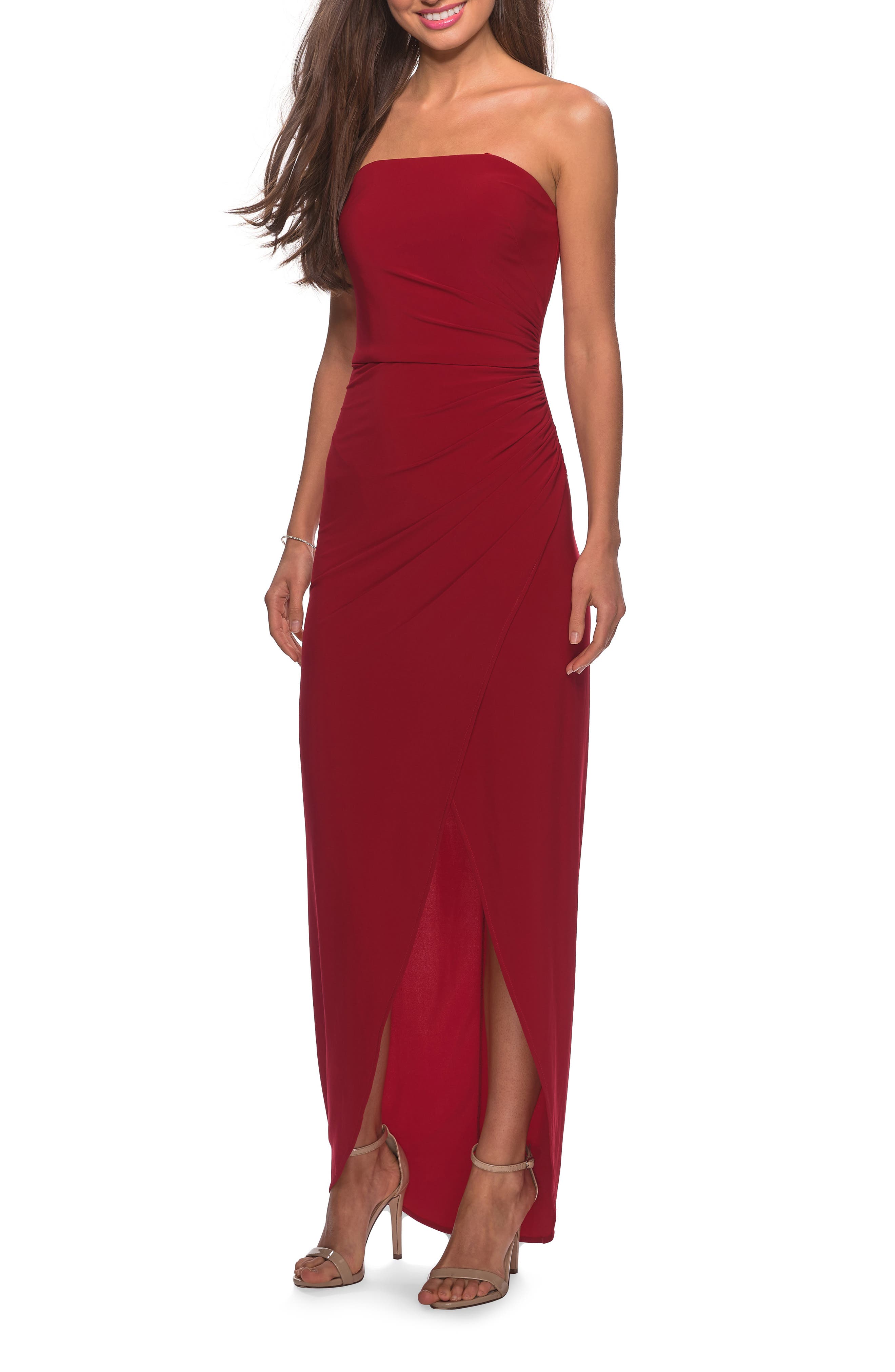 red strapless dress | Nordstrom